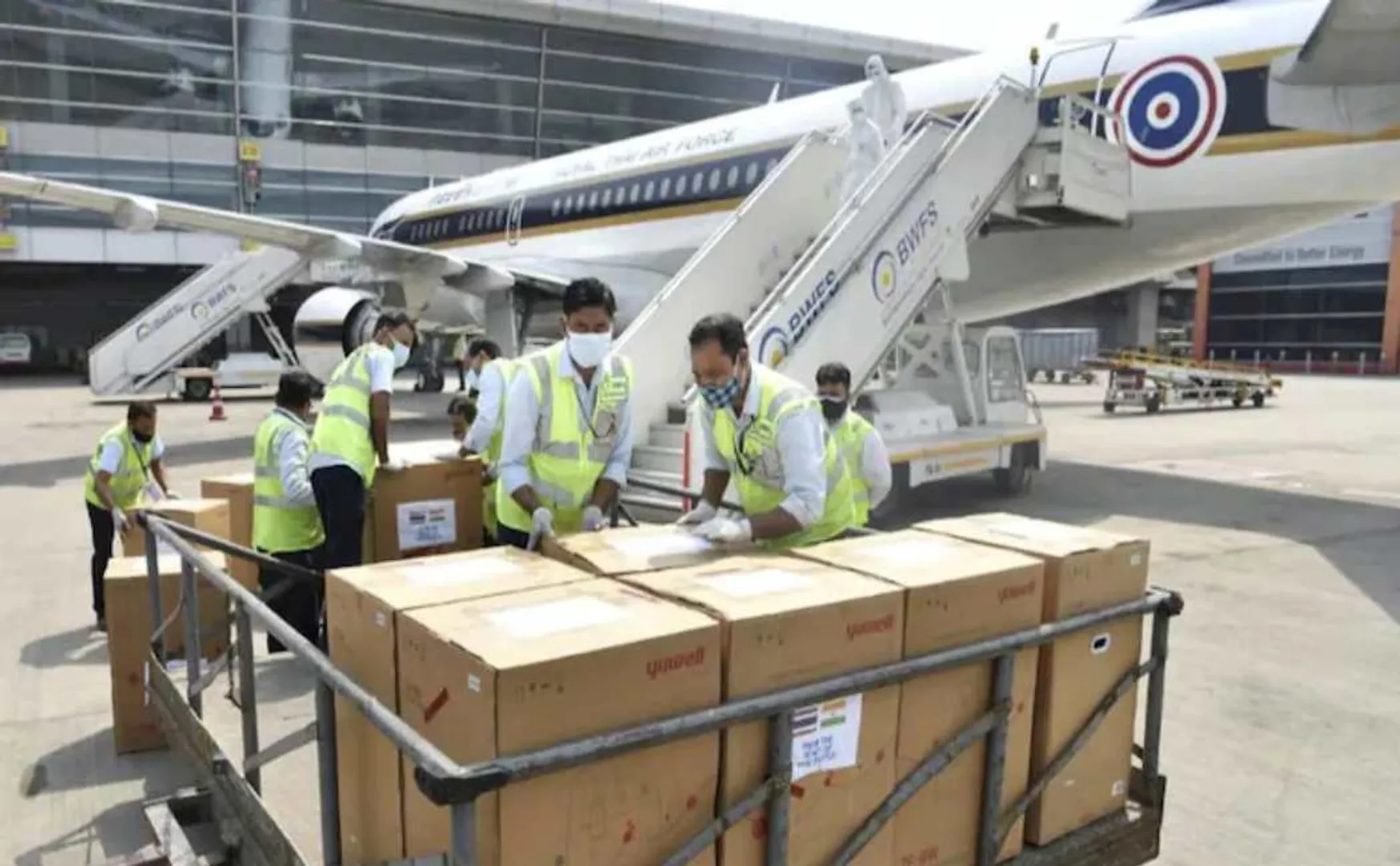 foreign relief materials 